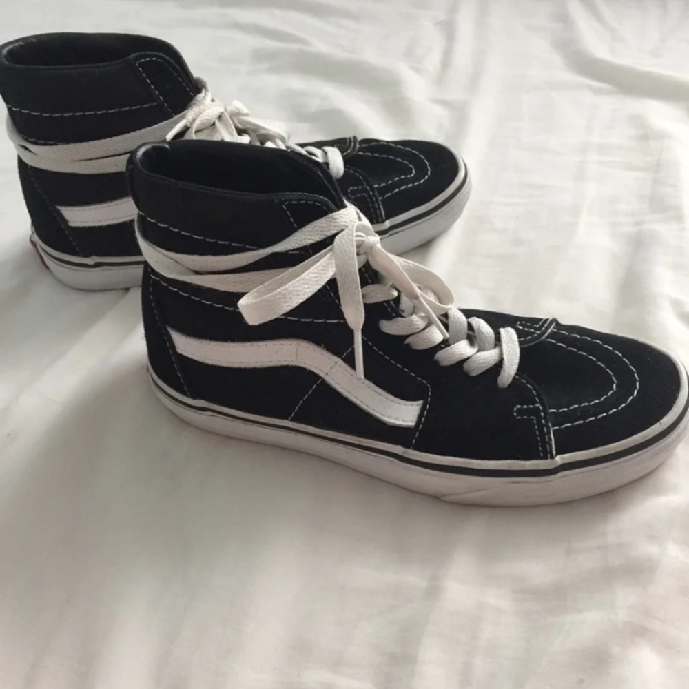 Black high top vans